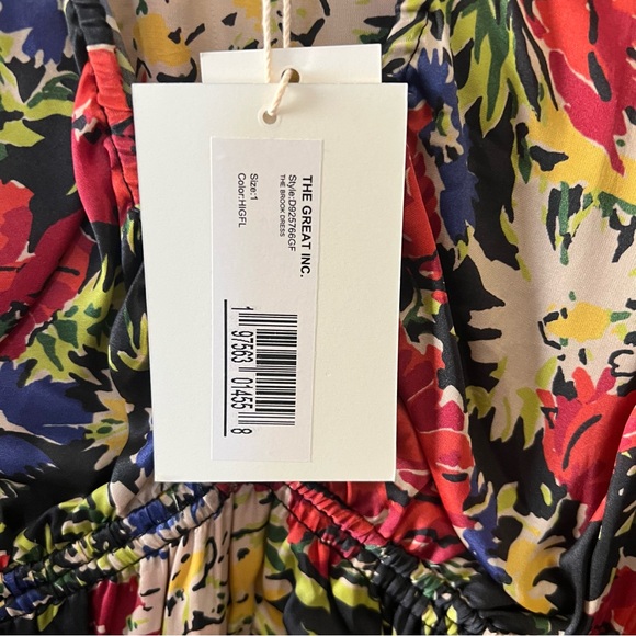 The Great. Brook Dress in Hidden Garden Floral - Picture 6 of 8